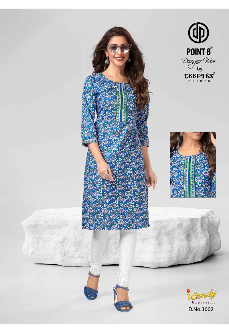 Deeptex I Candy Express Vol 3 Wholesale Cotton Kurtis Material
